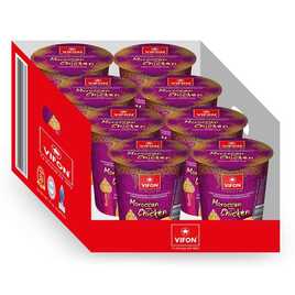 Karton zupek o smaku kurczaka po Marokańsku kubek 8 sztuk