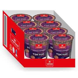 Karton zupek o smaku owoców morza w stylu Tajskim kubek 8 sztuk