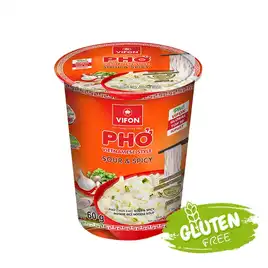 Pho Chua Cay - zupa o smaku ostro-kwaśnym w stylu wietnamskim kubek Vifon 60g