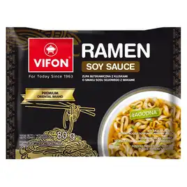 Ramen - zupa o smaku sosu sojowego z wakame 80g Vifon