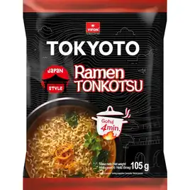 TOKYOTO Ramen Tonkotsu z nudlami z sosem sojowym o smaku wieprzowiny 105g