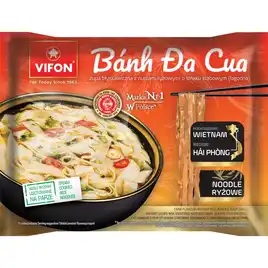 VIFON Banh Da Cua - zupa z nudlami ryżowymi o smaku krabowym 60G