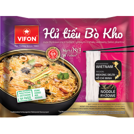 VIFON HU TIEU BO KHO - ZUPA Z NUDLAMI RYŻOWYMI O SM WOŁOWINY  65G