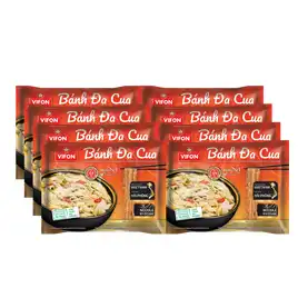 [Zestaw] VIFON Banh Da Cua - zupa z nudlami ryżowymi o smaku krabowym 60G