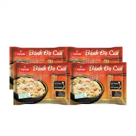 [Zestaw] VIFON Banh Da Cua - zupa z nudlami ryżowymi o smaku krabowym 60G