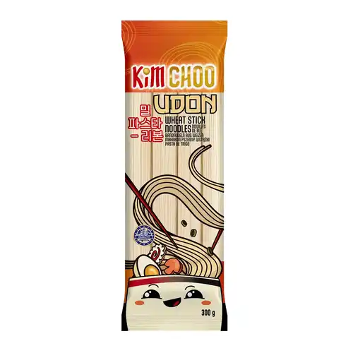 Kim Choo Makaron Udon 300 g – pszenny makaron azjatycki wstążki