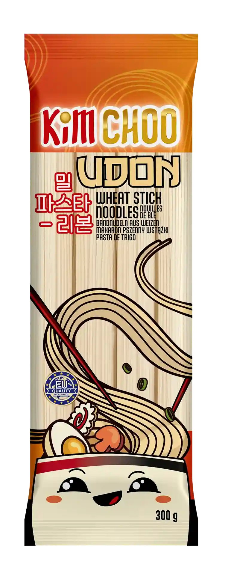 Kim Choo Makaron Udon 300 g – pszenny makaron azjatycki wstążki